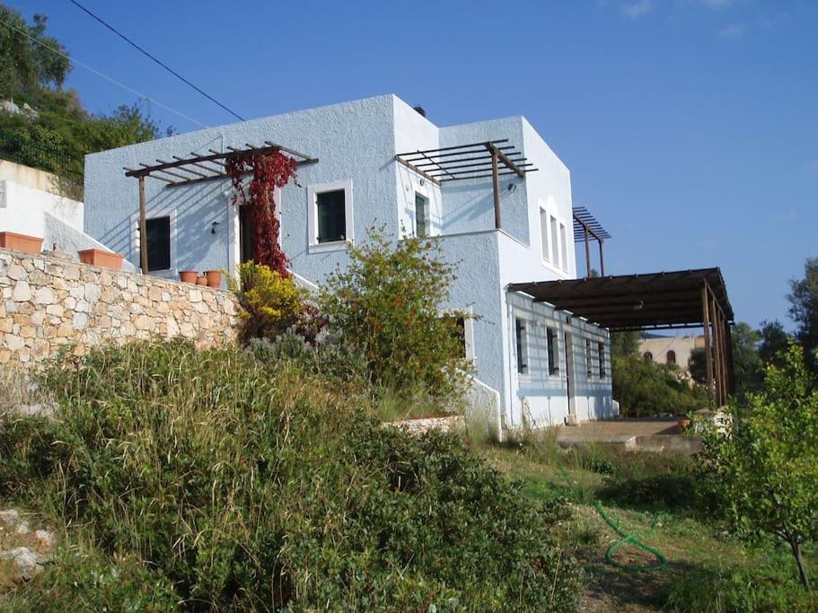 Villa With Breathtaking Views And Private Beach Agios Dimitrios  Exterior photo
